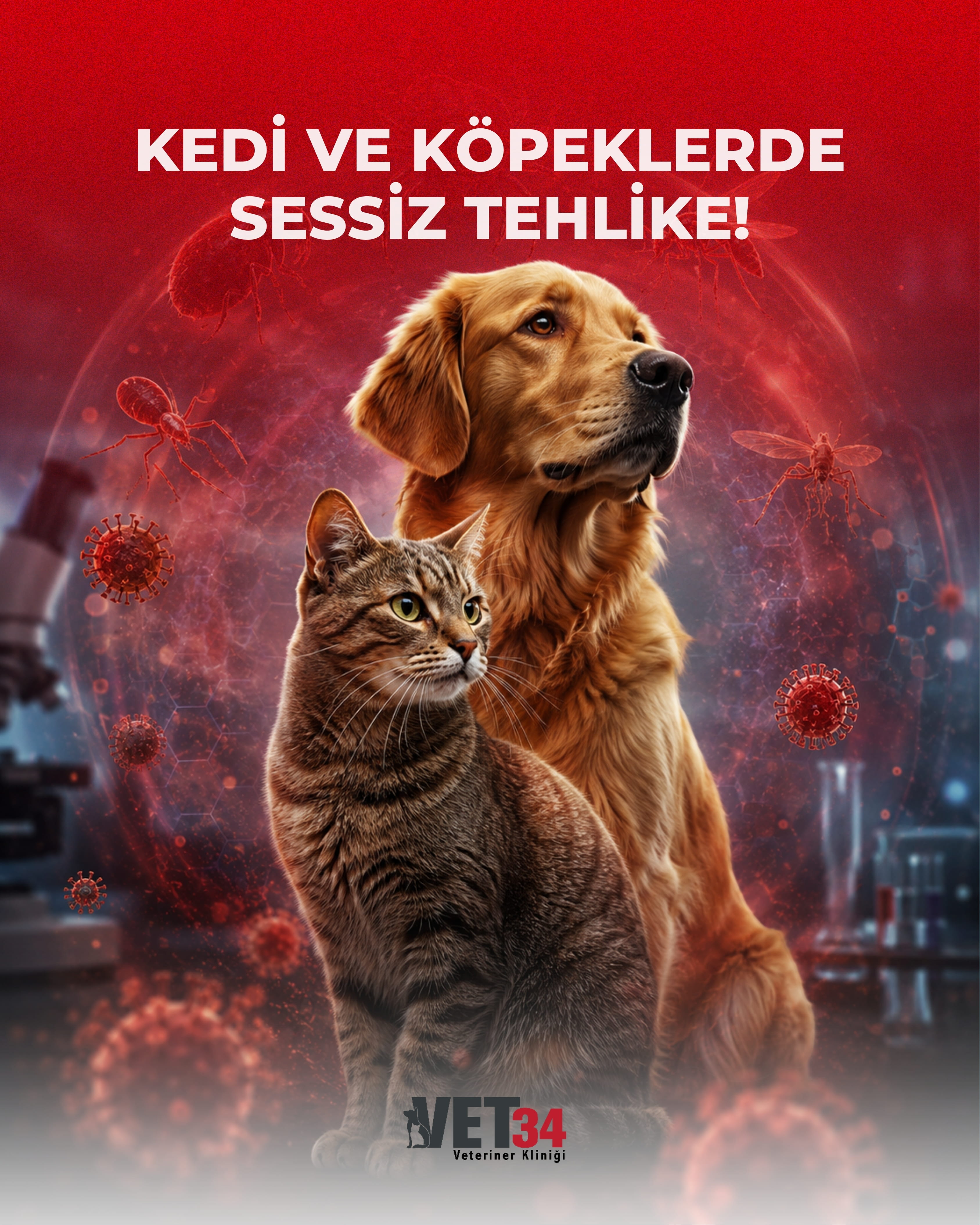 Kedi ve Köpeklerde Dış Parazit Kaynaklı Enfeksiyon Hastalıkları