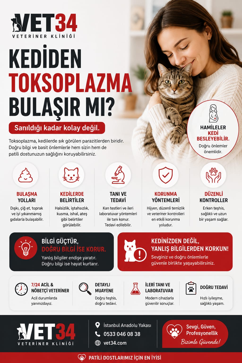 Kediden Toksoplazma Bulaşır mı? Kedi Sahiplerinin Bilmesi Gerekenler
