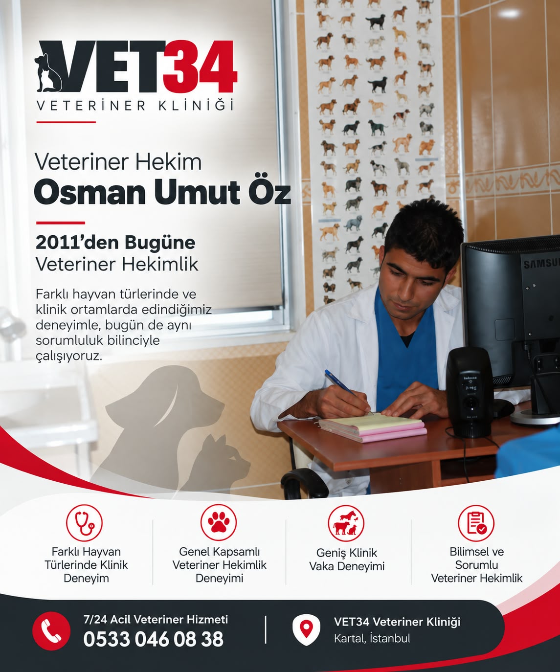Veteriner Hekim Osman Umut Öz Kimdir? | VET34 Veteriner Kliniği – Kartal