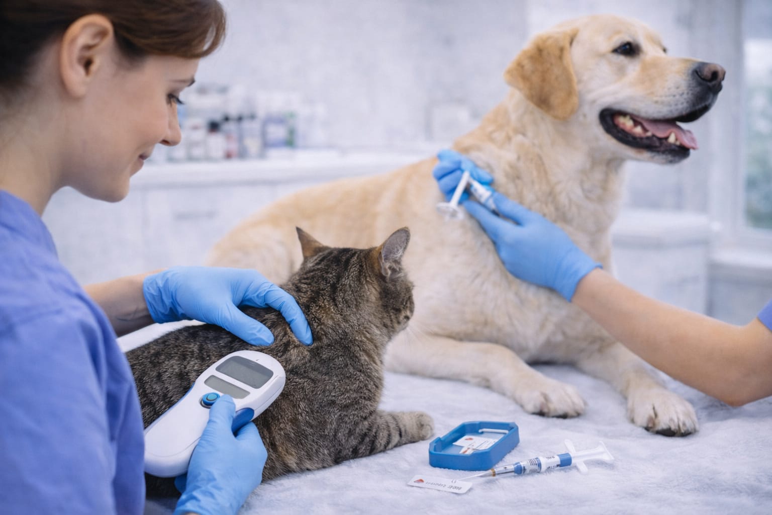 Kedi ve Köpekler için Mikroçip Uygulaması