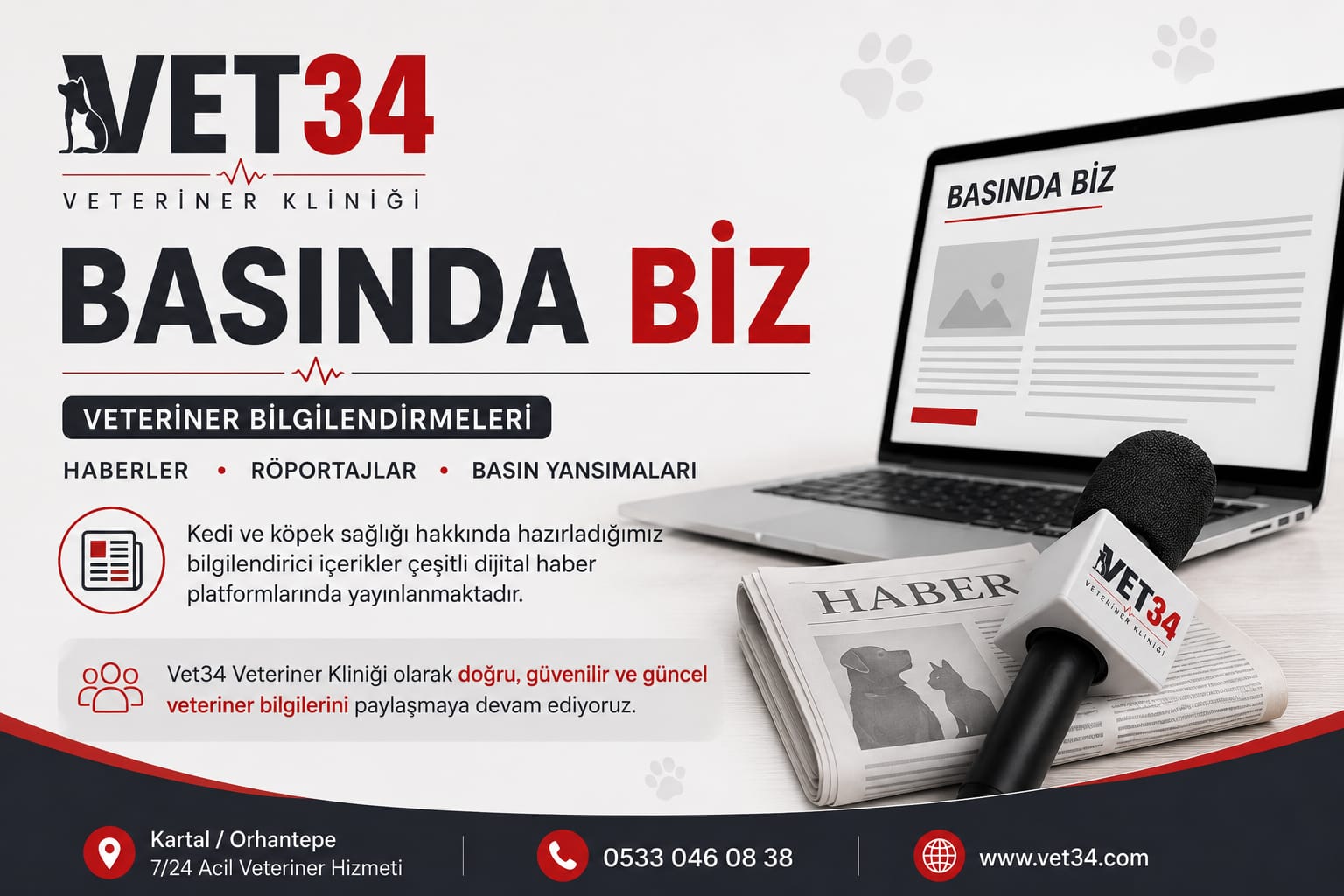 Basında Vet34 Veteriner Kliniği 